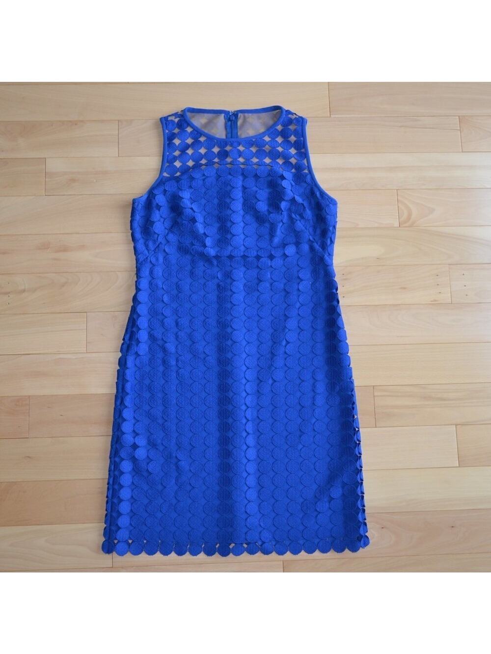 Lauren Ralph Lauren Sleeveless Midi Dress Scallop